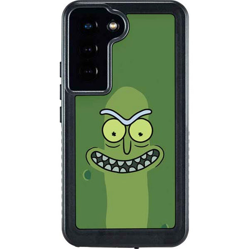 Adult Swim Rick and Morty Pickle Rick Galaxy S24 Waterproof Case